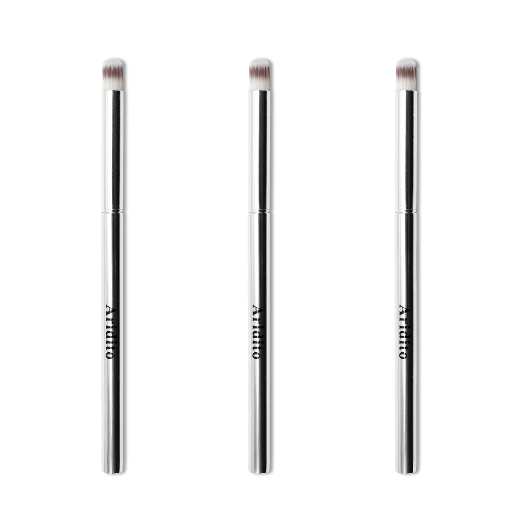 Silver Gradient Nail Art Brush Set(3pcs)