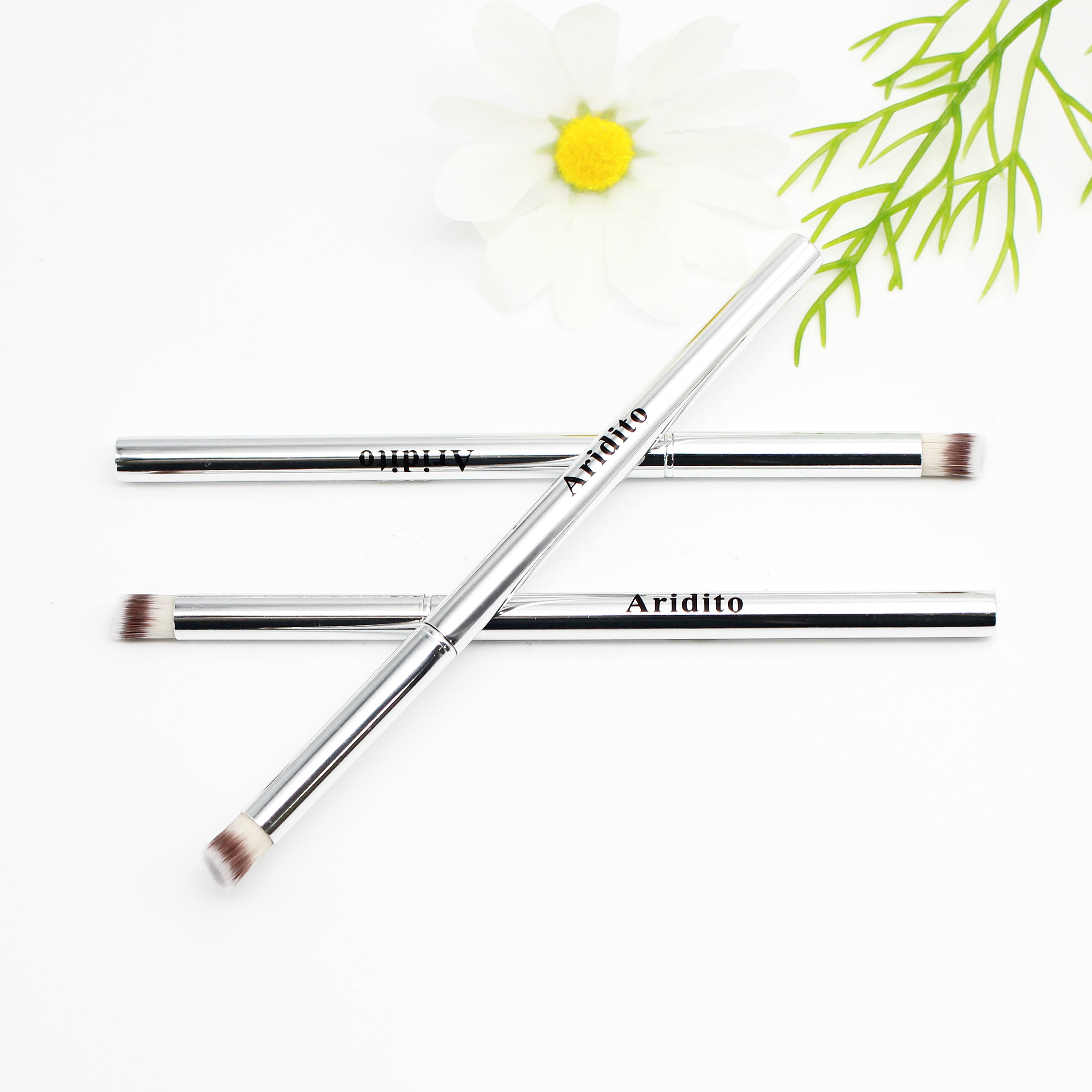 Silver Gradient Nail Art Brush Set(3pcs)